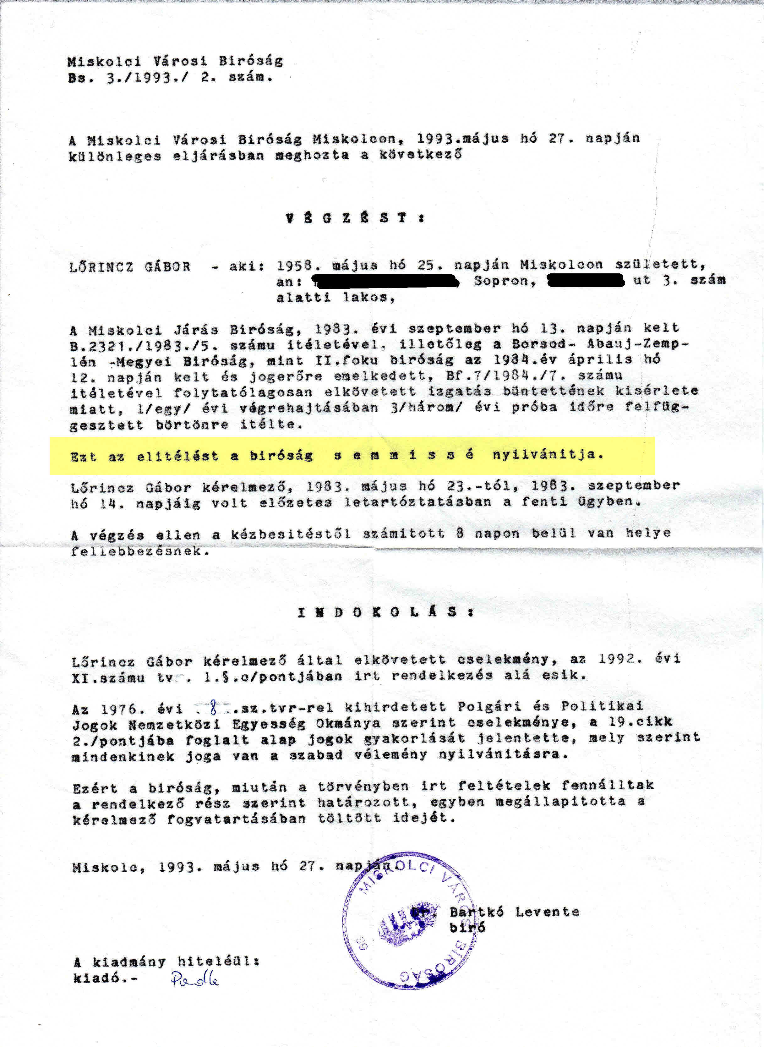 Dokumentum – Utóhang
